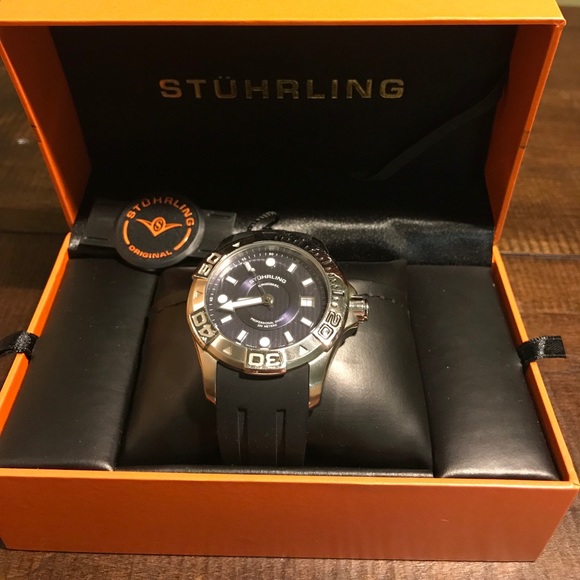 stuhrling original mens dive watch